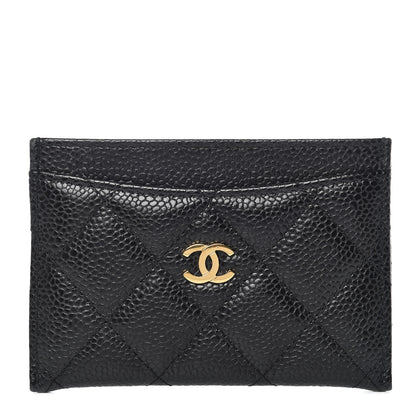 Chanel Caviar Quilted Card Holder Black 1 of 10