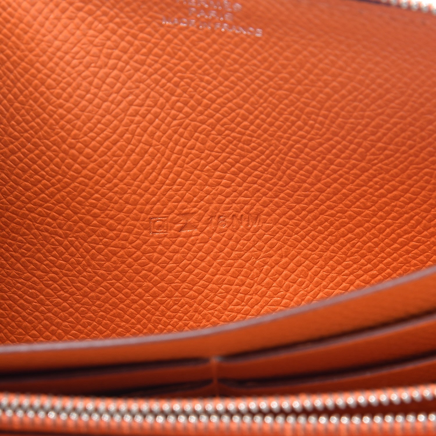 Hermes Epsom Azap Wallet Orange 8 of 13
