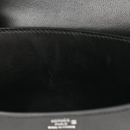 Hermes Veau Monsieur Lizard Constance 18 Black Ombre 11 of 13
