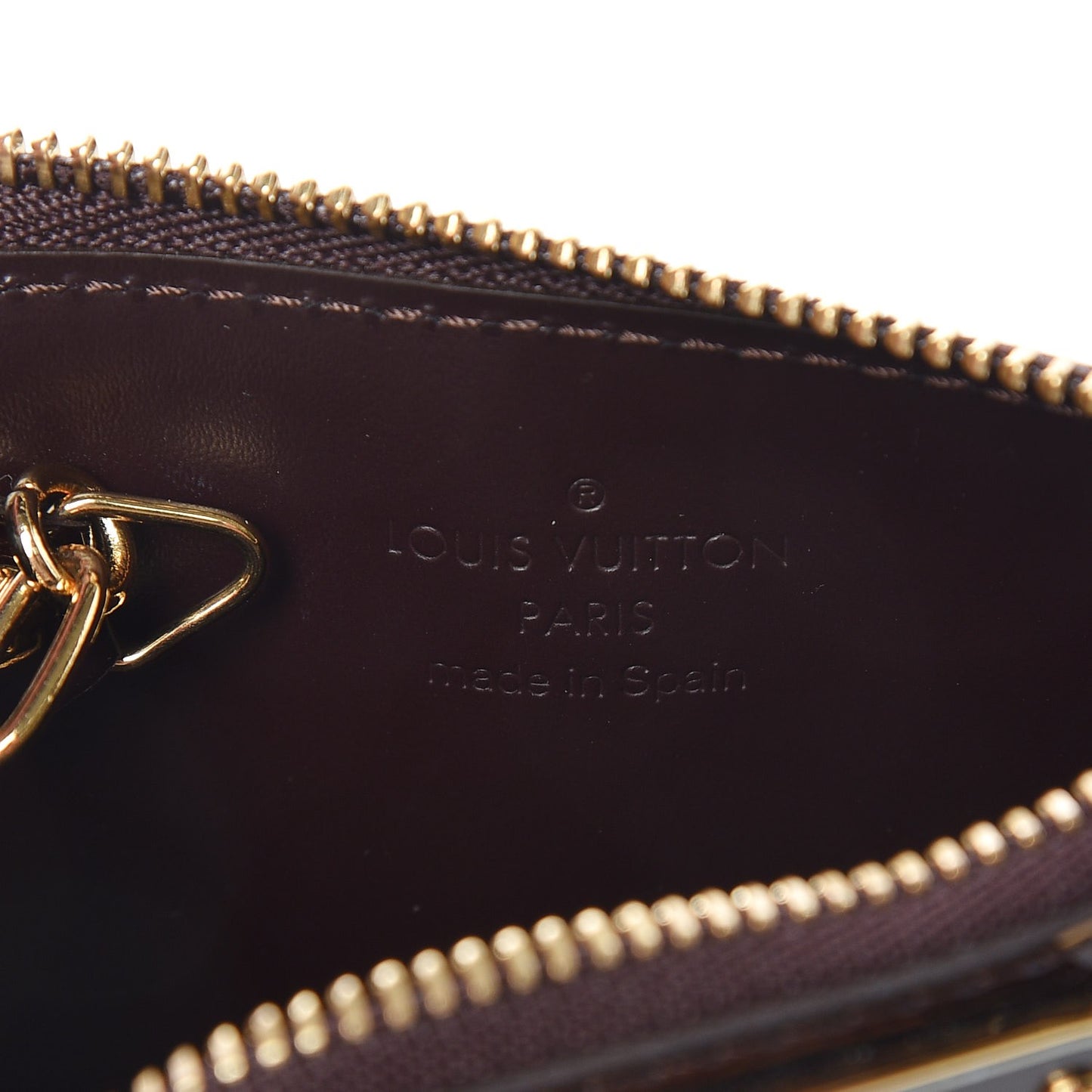 Vernis Key Pouch Amarante