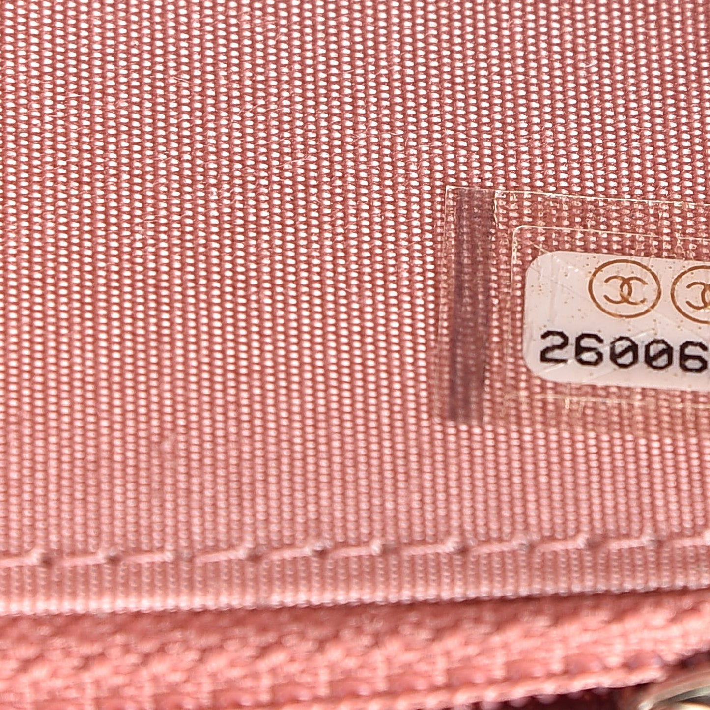 Ombre Patent Calfskin Quilted Small Zip Around Wallet Pink White