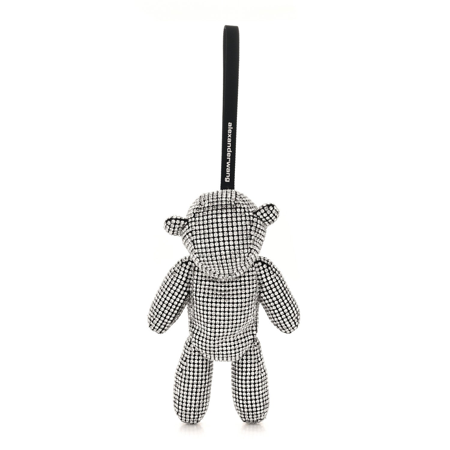 Alexander Wang Crystal Mesh Beiress Wristlet White 1 of 9