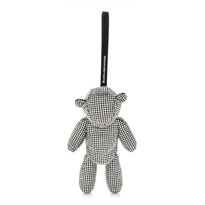 Alexander Wang Crystal Mesh Beiress Wristlet White 1 of 9