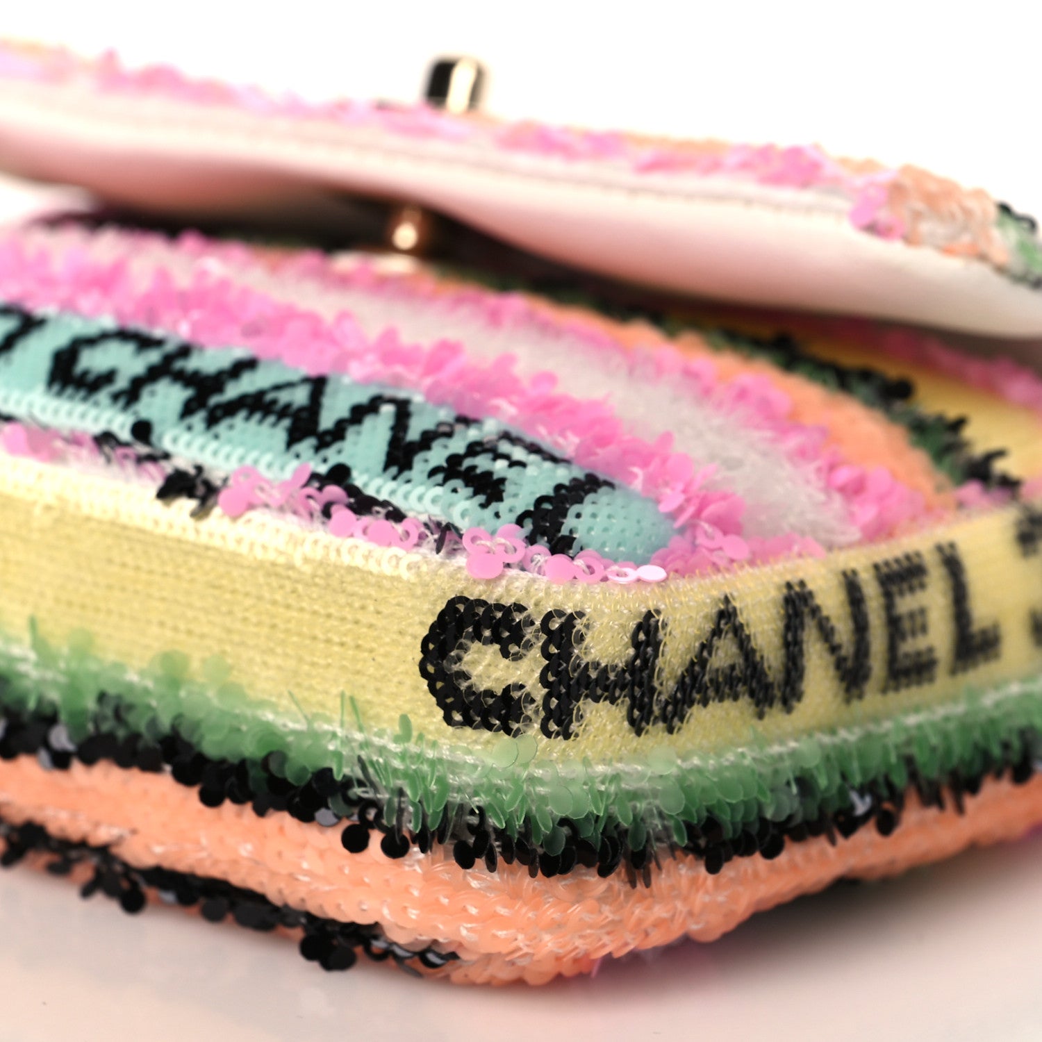 コレクション coco Chanel Sequin COCO Clutch With Chain Multicolor 1119573 – FASHIONPHILE