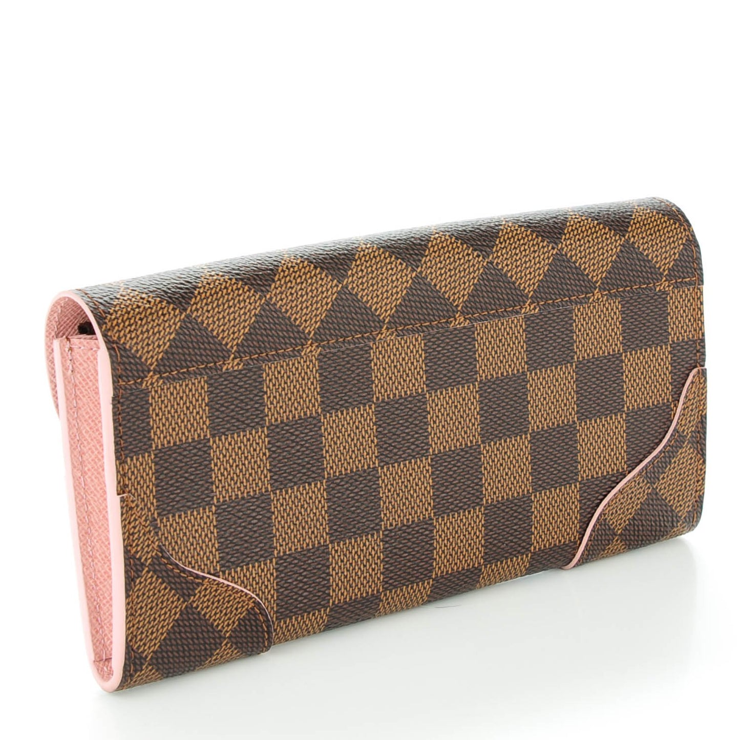 Damier Azur Caissa Wallet Rose Ballerine