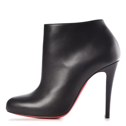 Christian Louboutin Calfskin Belle 100 Ankle Boots 37 Black 1 of 9