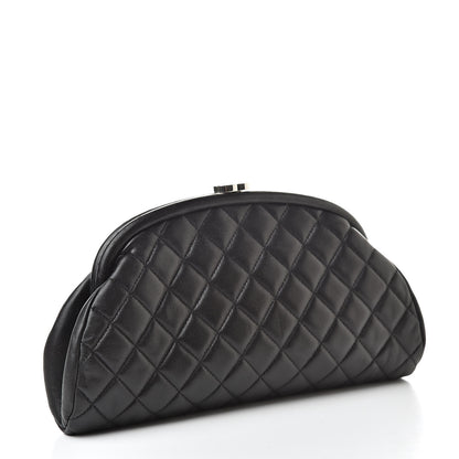 Chanel Lambskin Quilted Timeless Clutch Black 3 of 7