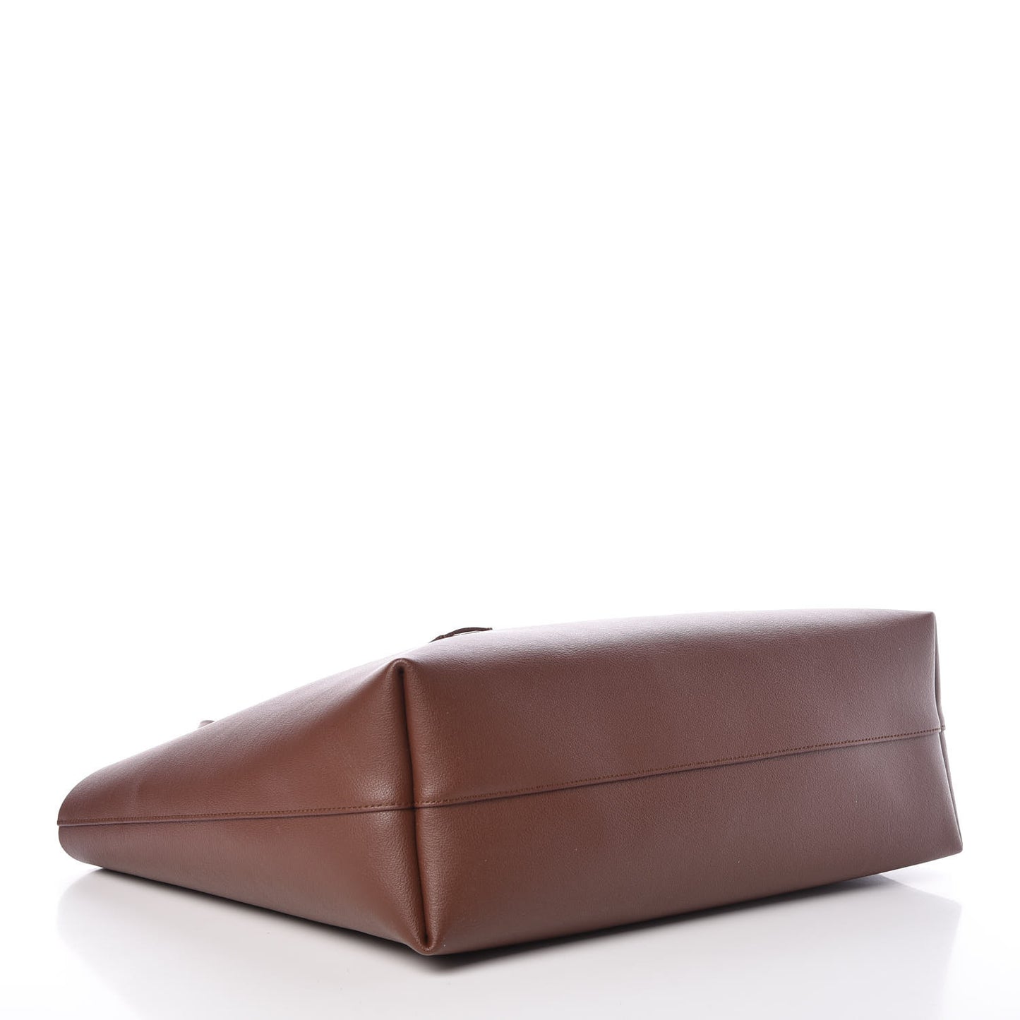 Calfskin Large Shopping Tote Old Brandy