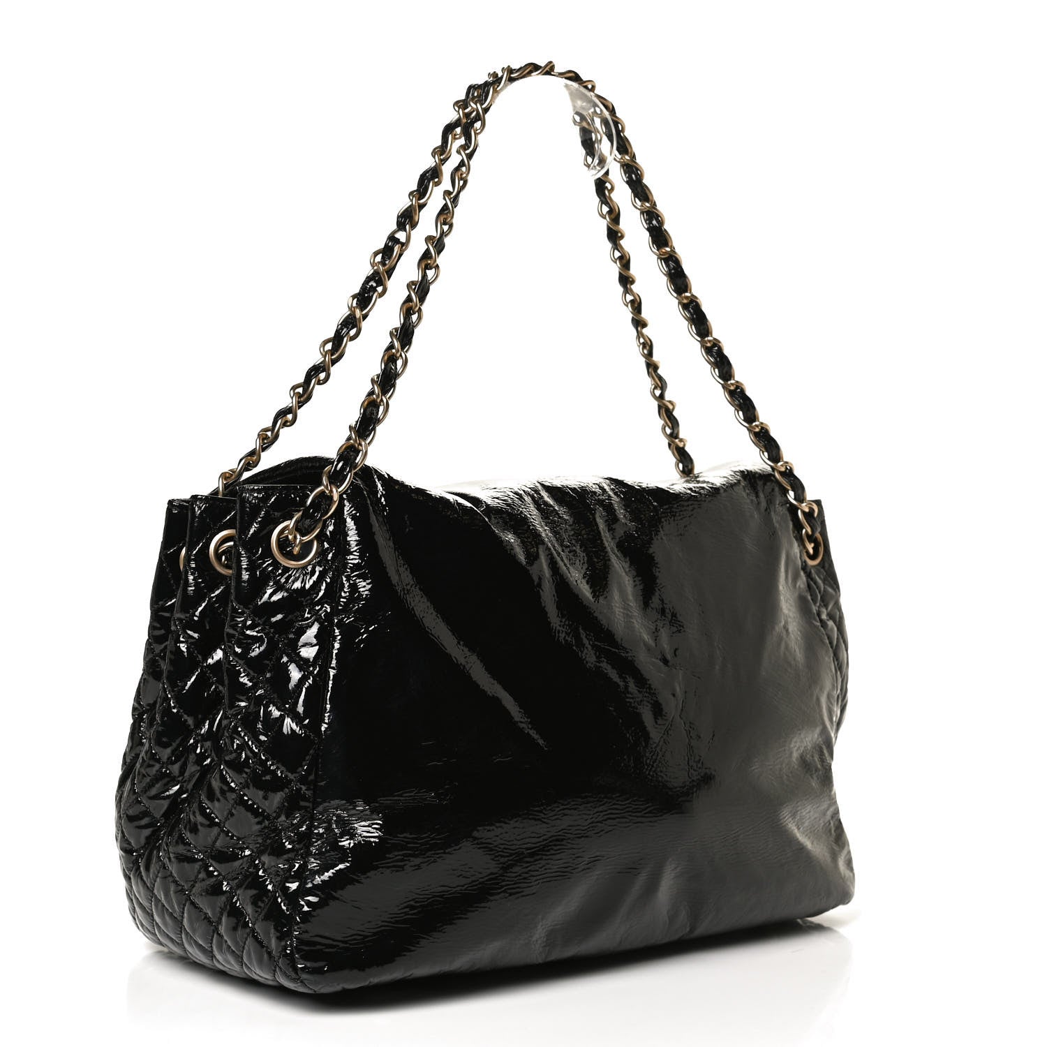 Chanel Vinyl XL Rock and Chain Flap Black 3 of 10