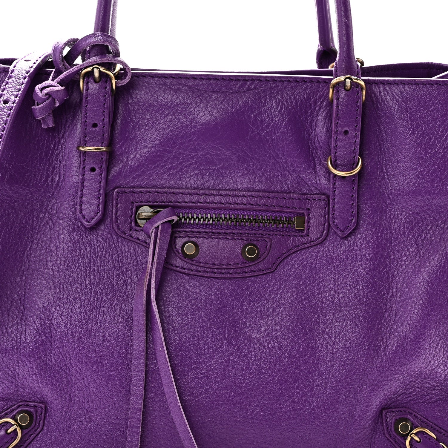 Balenciaga Calfskin Papier Mini A4 Purple 9 of 11