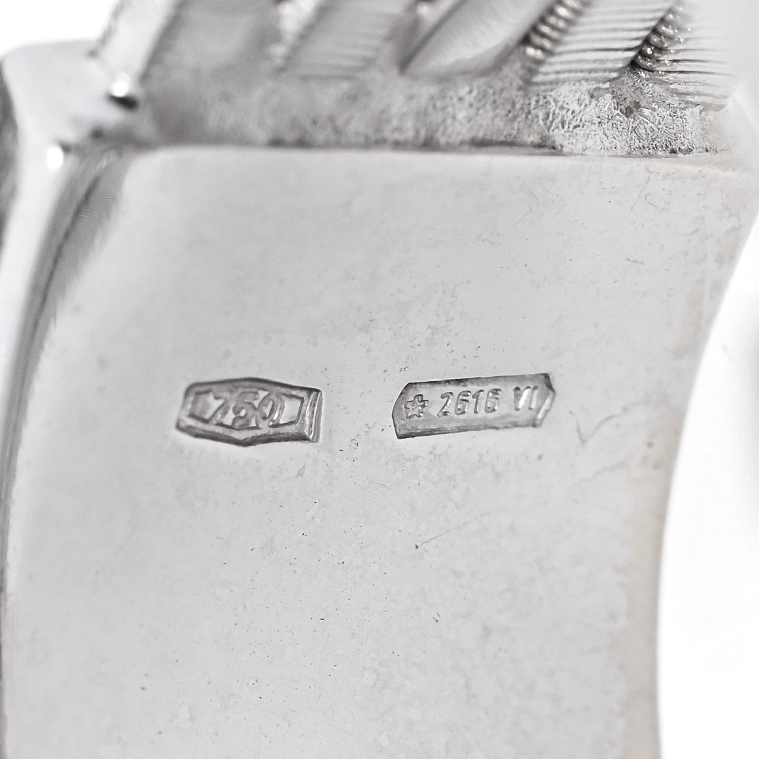 Marco Bicego 18K White Gold Diamond Five Strand Goa Ring 53 6.25 6 of 6