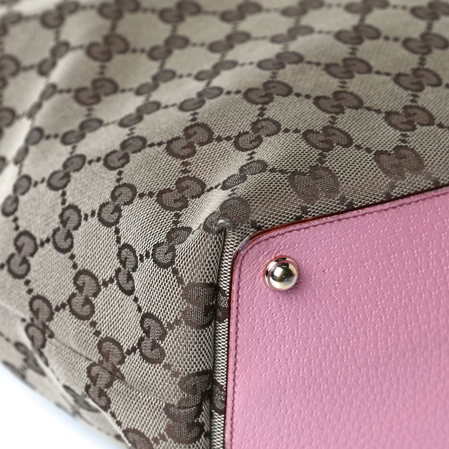 Gucci Monogram Large Eclipse Tote Pink 12 of 14