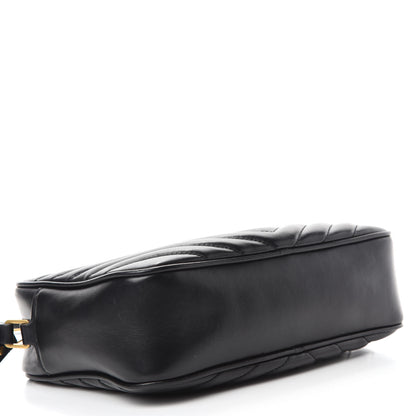 Saint Laurent Calfskin Matelasse Monogram Lou Camera Bag Black 4 of 12