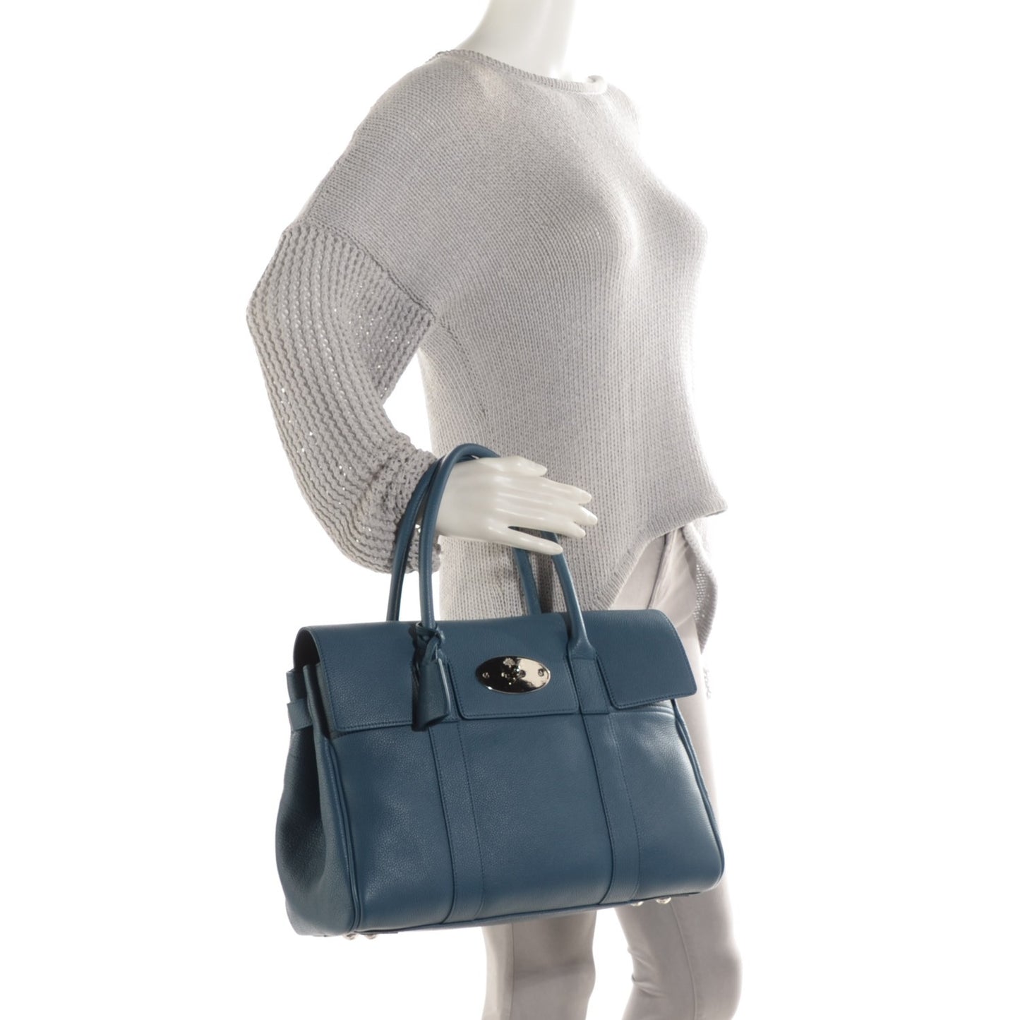 Classic Grain Small Bayswater Steel Blue