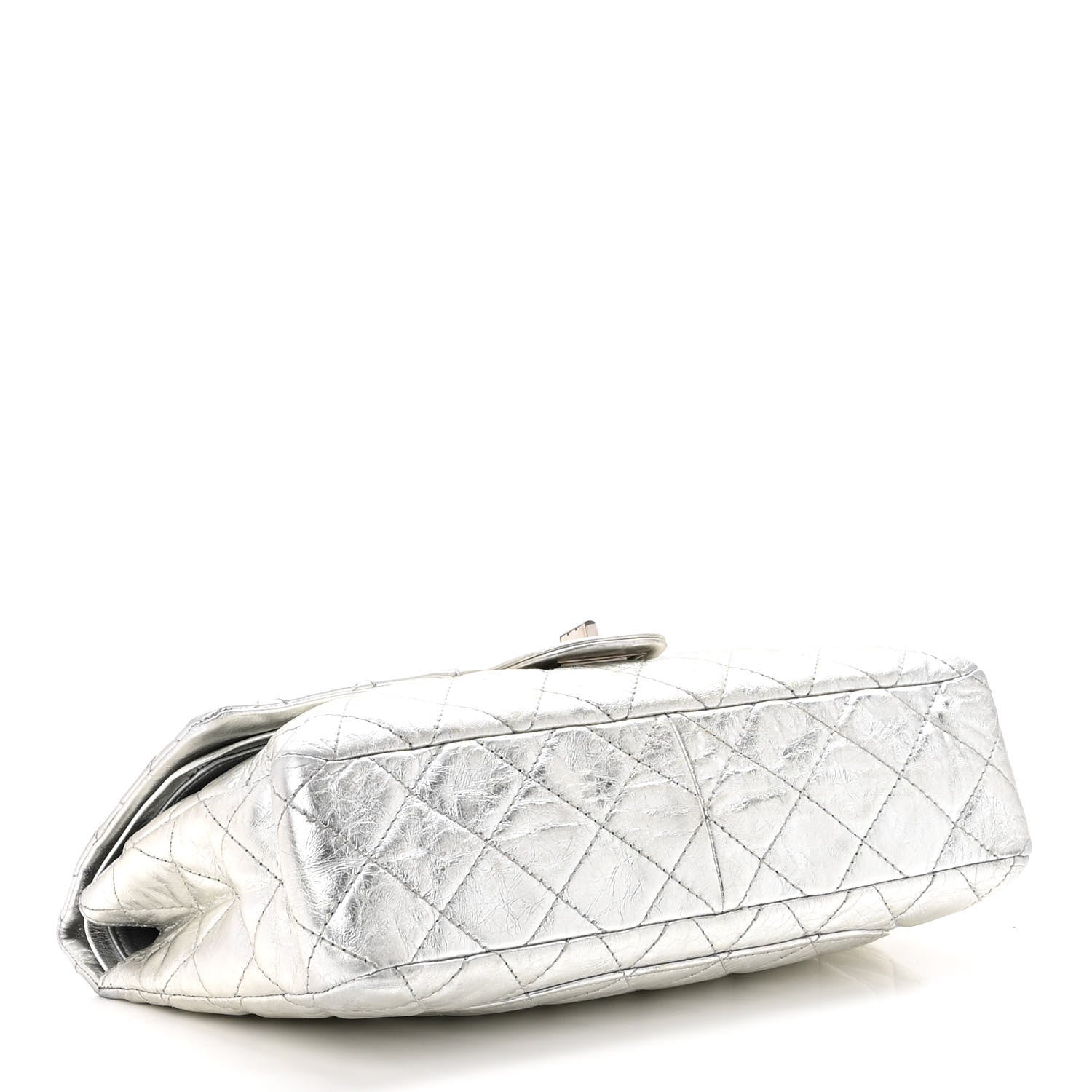 Chanel Metallic Aged Calfskin Quilted 2.55 Reissue 227 Flap Silver 3 of 8