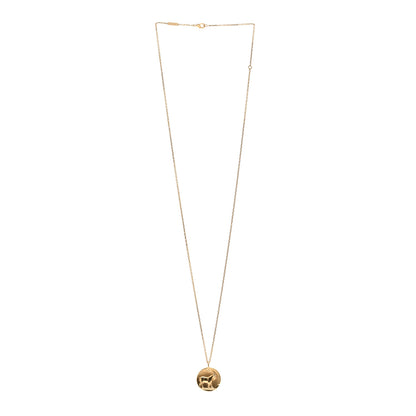 Van Cleef & Arpels 18K Yellow Gold Zodiac Capricorn Pendant Necklace 3 of 5