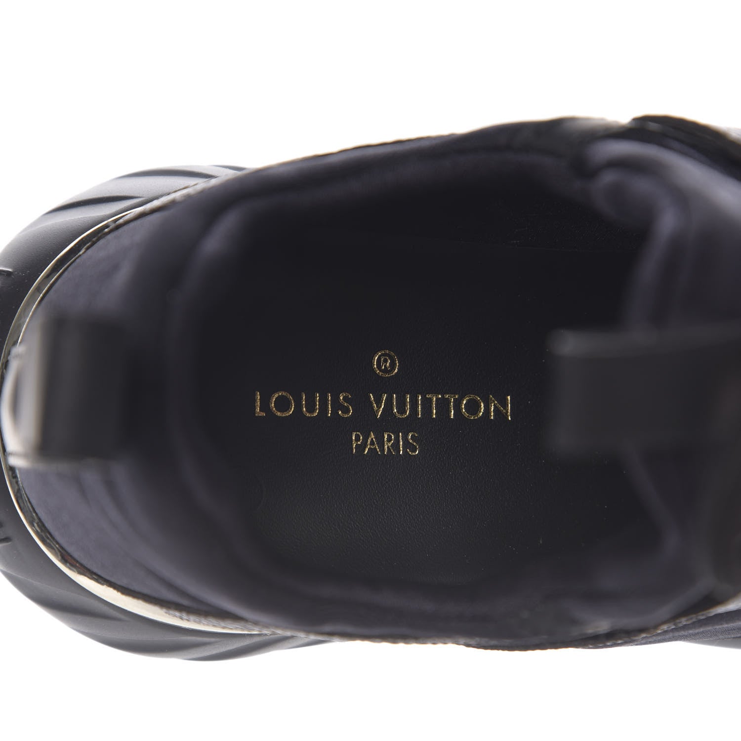 Louis Vuitton Technical Nylon Monogram Rubber Aftergame Sneakers 35.5 Black 6 of 9