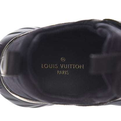 Louis Vuitton Technical Nylon Monogram Rubber Aftergame Sneakers 35.5 Black 6 of 9