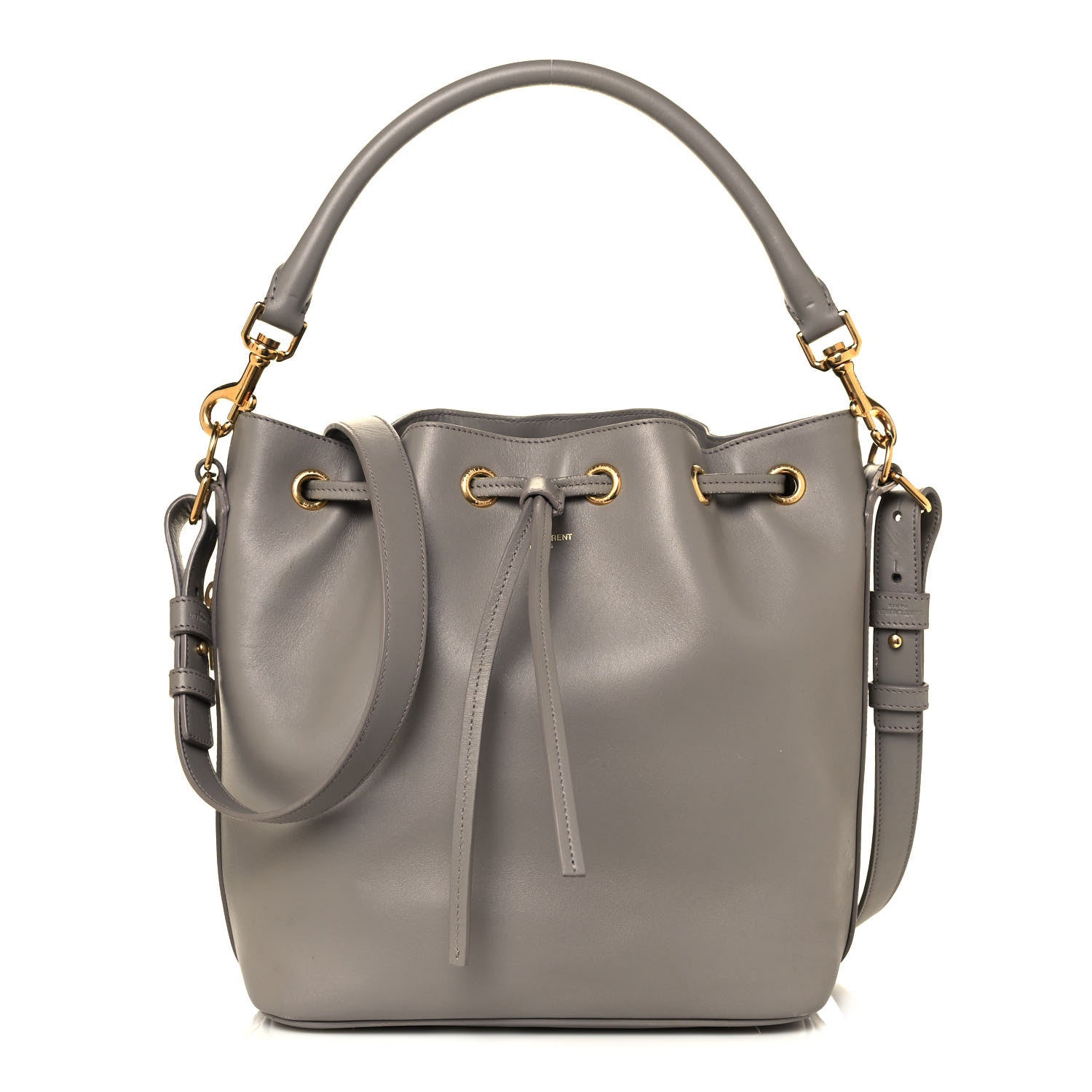 Saint Laurent Calfskin Medium Emmanuelle Bucket Bag Fog 1 of 16