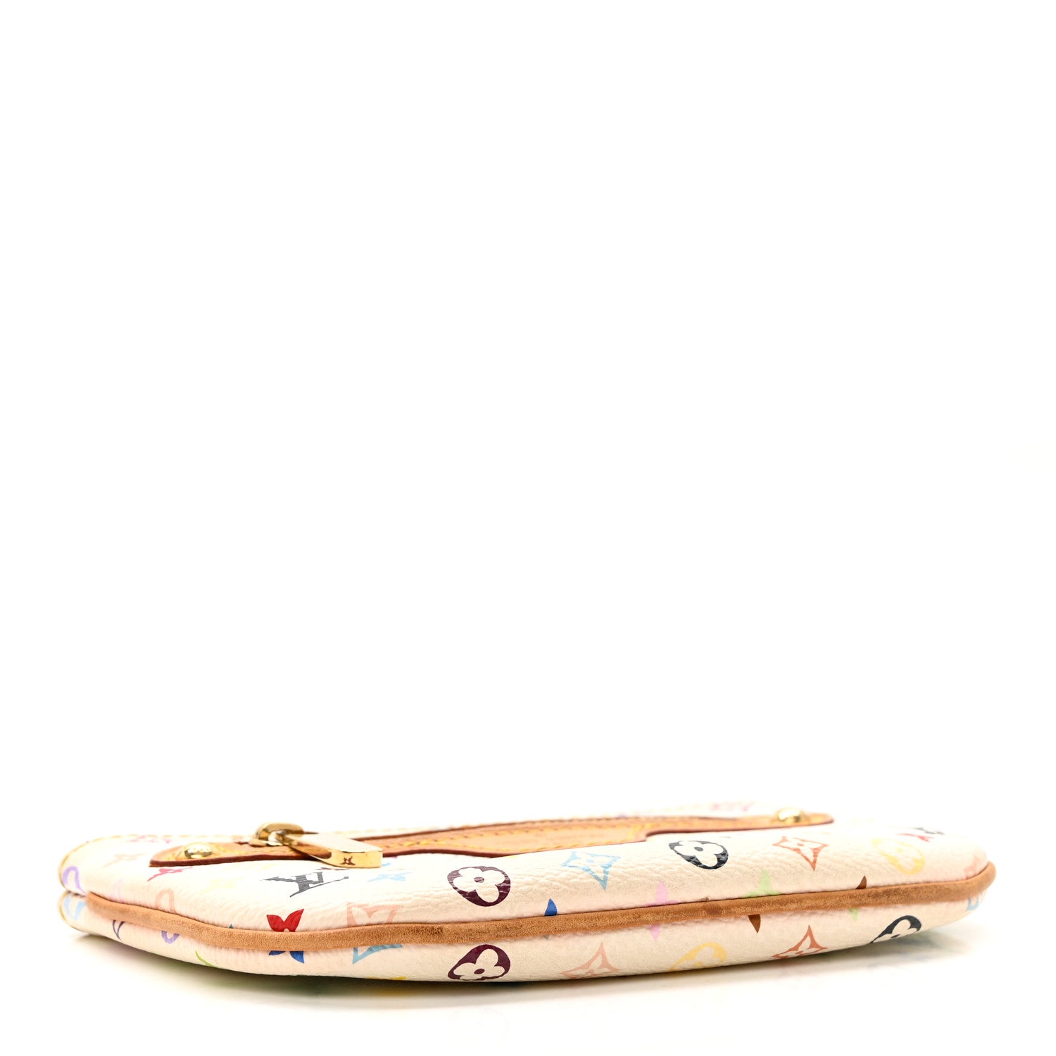 Louis Vuitton Monogram Multicolor Pochette Plate MM White 3 of 8
