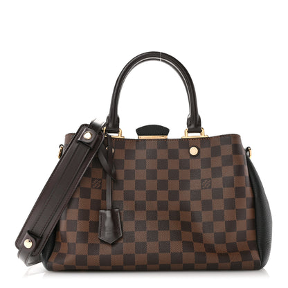 Louis Vuitton Damier Ebene Cuir Taurillon Brittany Black 1 of 10