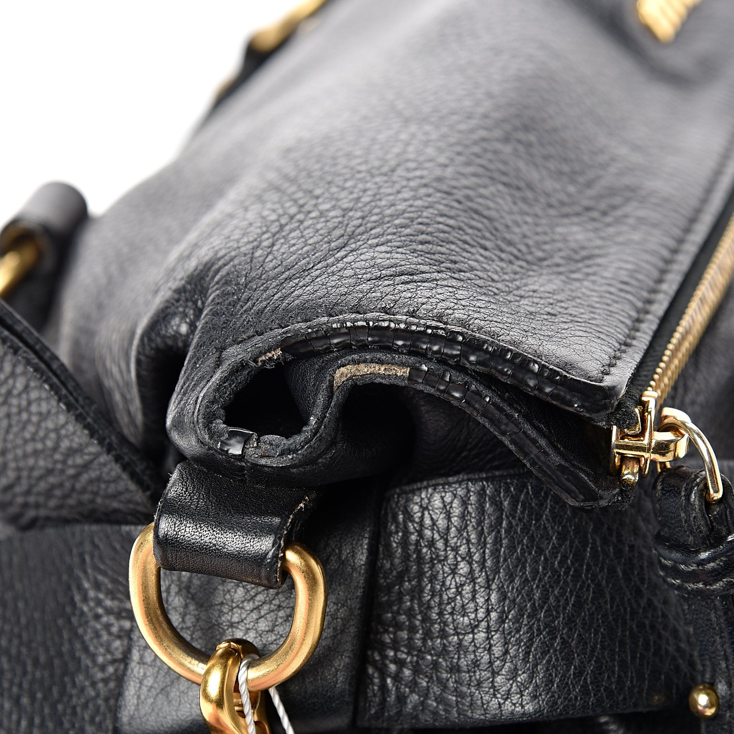 Vitello Medium Bow Bag Black