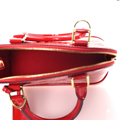 Louis Vuitton Vernis Alma BB Cherry 5 of 11