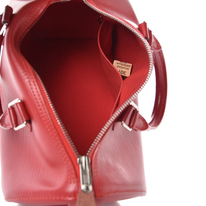 Louis Vuitton Epi Speedy 25 Castillan Red 5 of 6
