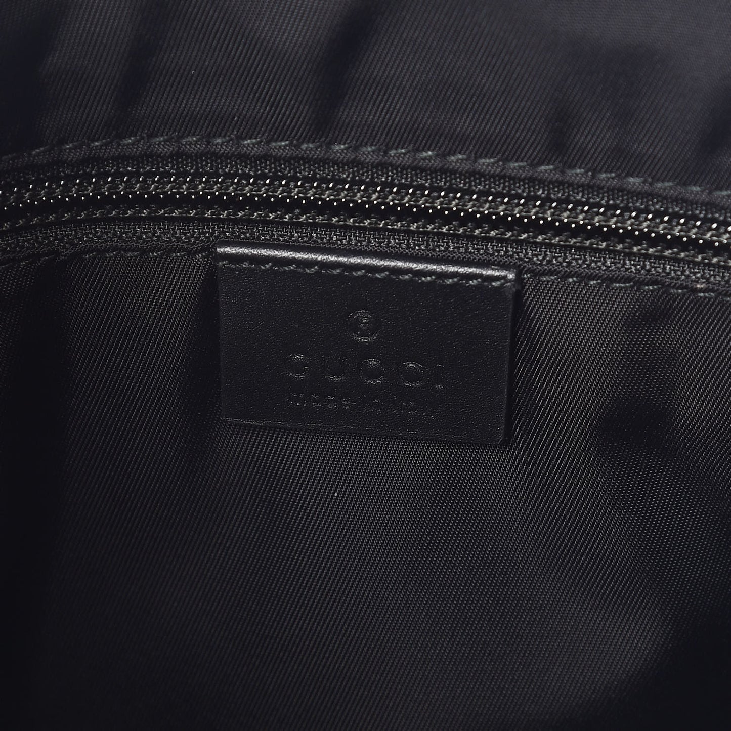 GG Supreme Monogram Web Messenger Bag Black