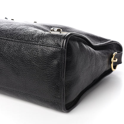 Balenciaga Chevre Gold Metallic Edge Hardware City Black 9 of 10