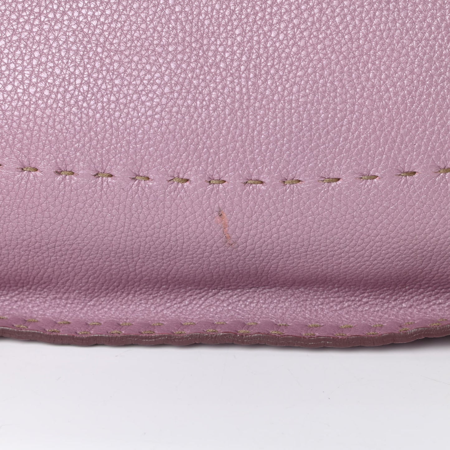 Metallic Calfskin Romano Selleria Hobo Light Purple