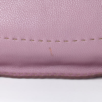 Fendi Metallic Calfskin Romano Selleria Hobo Light Purple 18 of 20