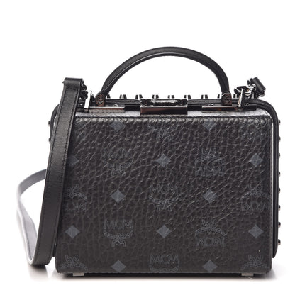 MCM Visetos Small Berlin Crossbody Black 1 of 10