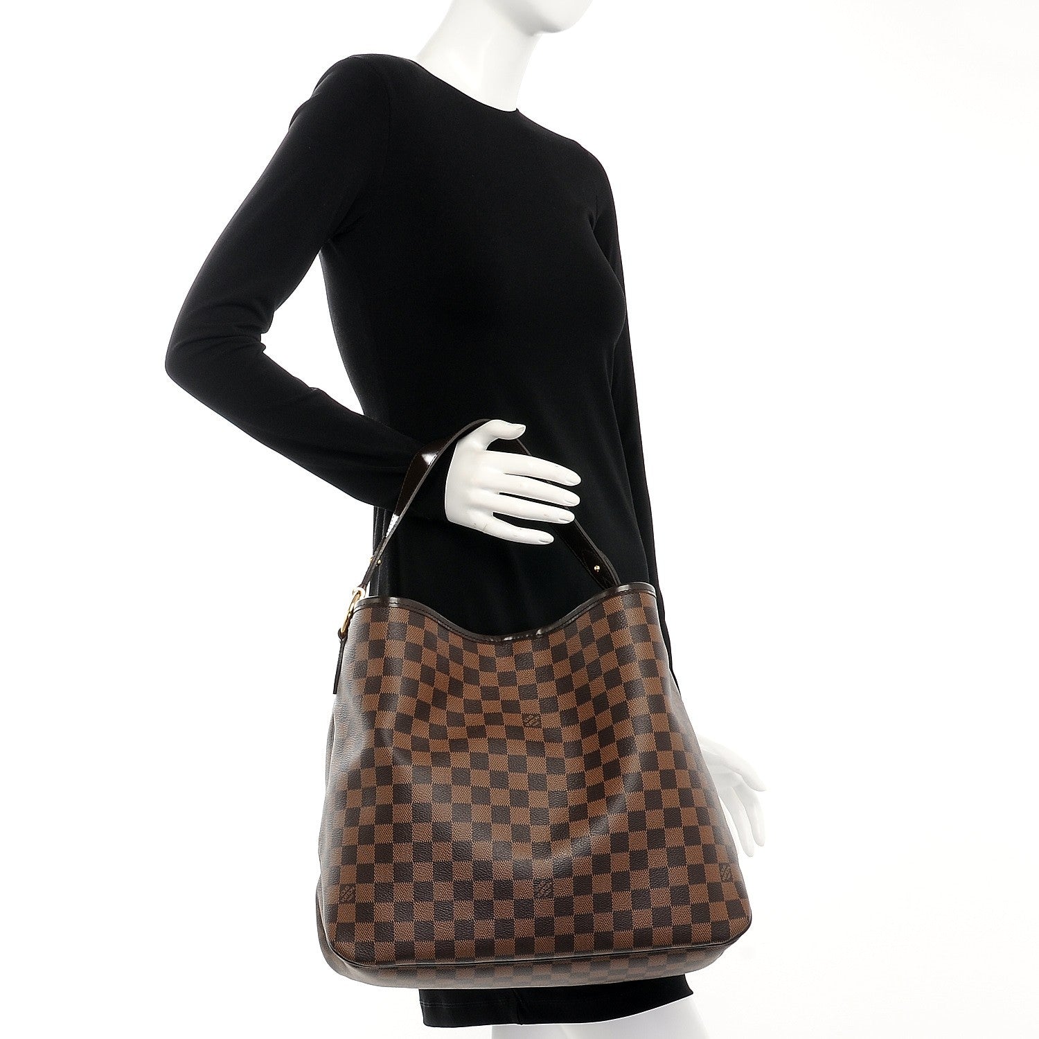 Louis Vuitton Damier Ebene Delightful MM 2 of 8