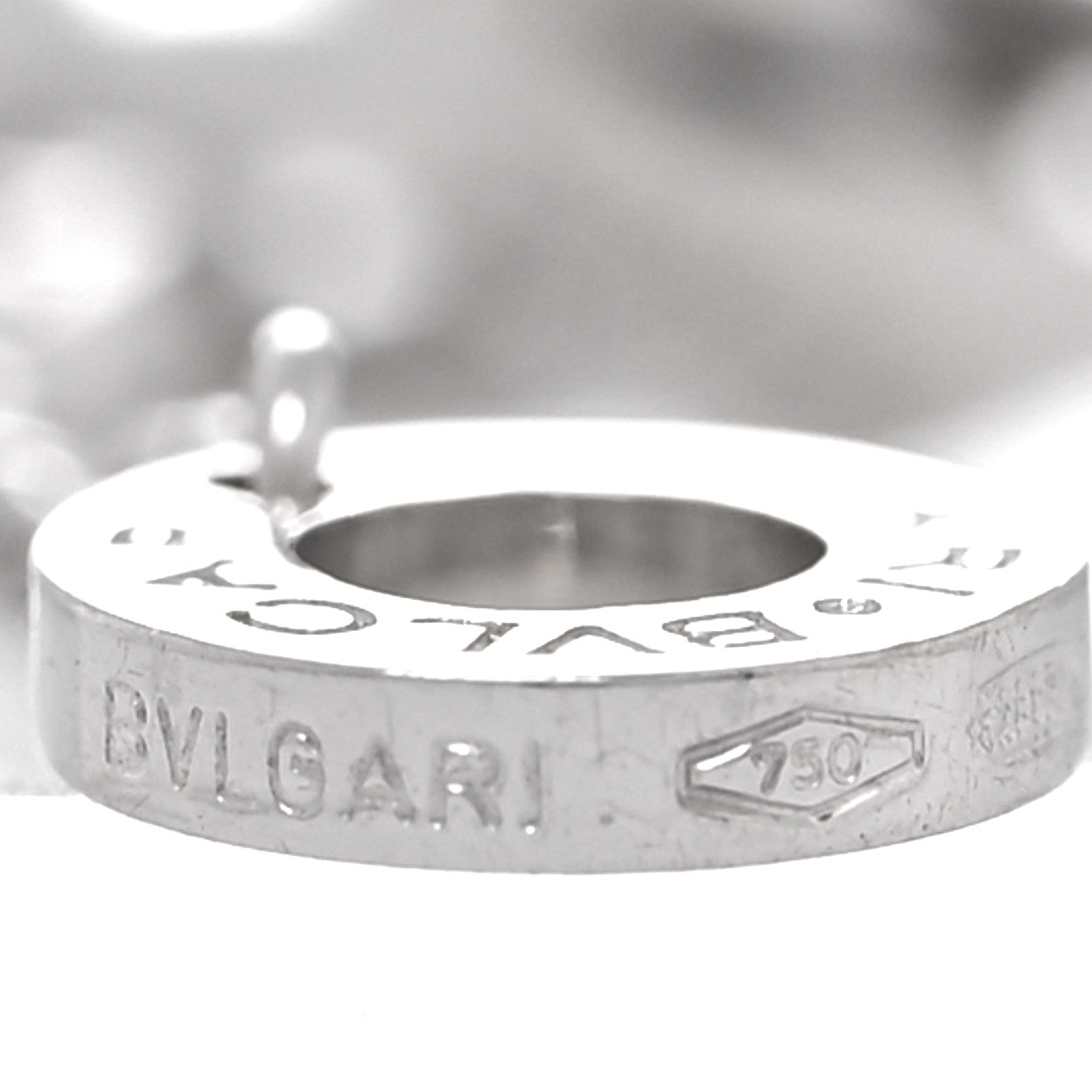 18K White Gold Diamond Cicladi Pendant Necklace