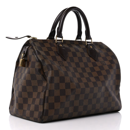 Louis Vuitton Damier Ebene Speedy 30 3 of 17