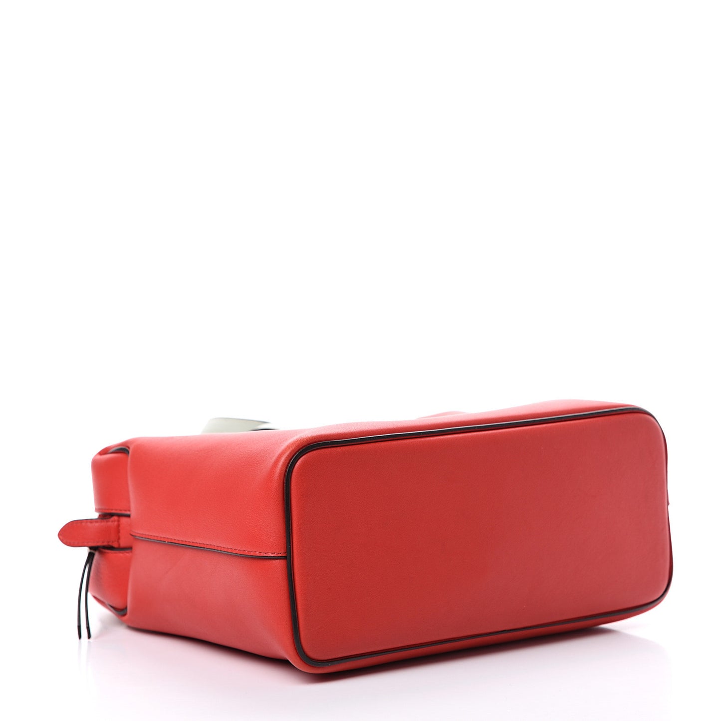 Lambskin Small Soft Cube Satchel Bright Red