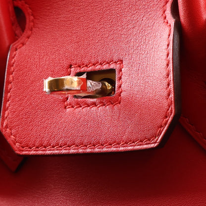 Hermes Swift Birkin 25 Rouge De Coeur 12 of 12