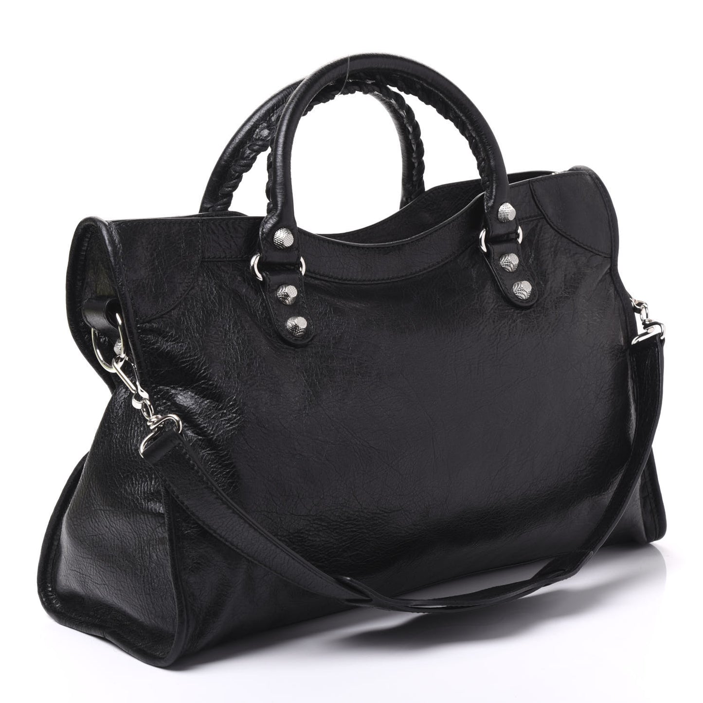 Agneau Giant 12 Silver Hardware City Black