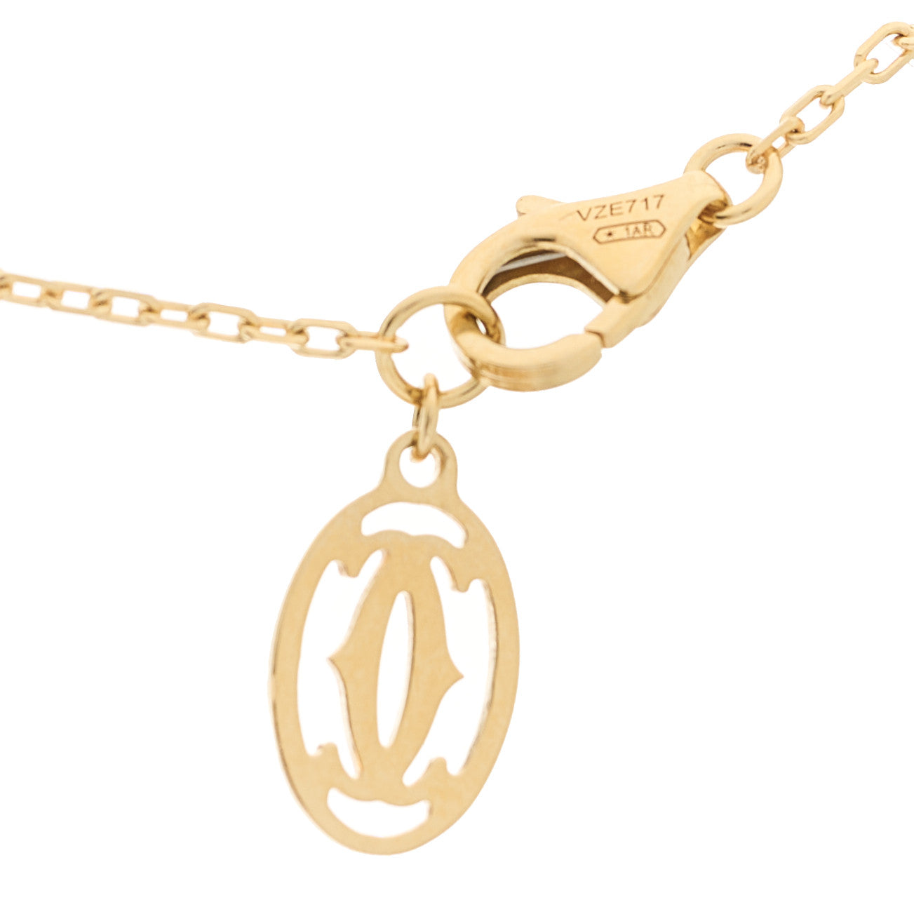 18K Yellow Gold Diamond LM D'Amour Pendant Necklace