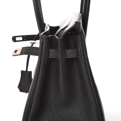 Hermes Togo Birkin 25 Black 12 of 37