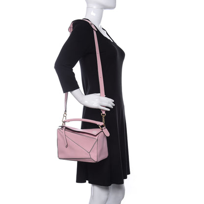 Loewe Calfskin Small Puzzle Bag Soft Pink 2 of 11