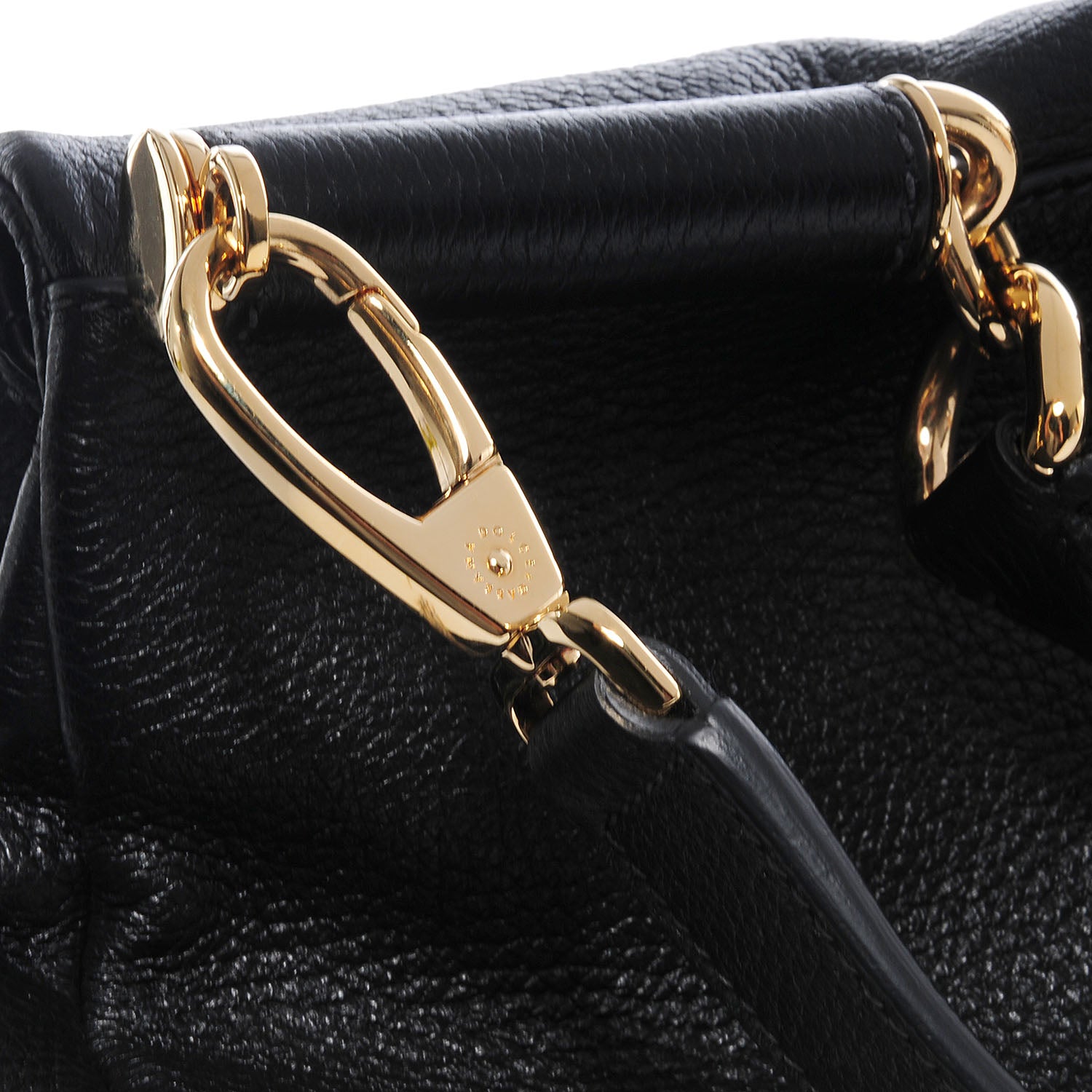 Dolce & Gabbana Grained Deerskin Medium Miss Sicily Satchel Black 9 of 11