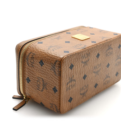 MCM Visetos Rockstar Vanity Case Cognac 8 of 9