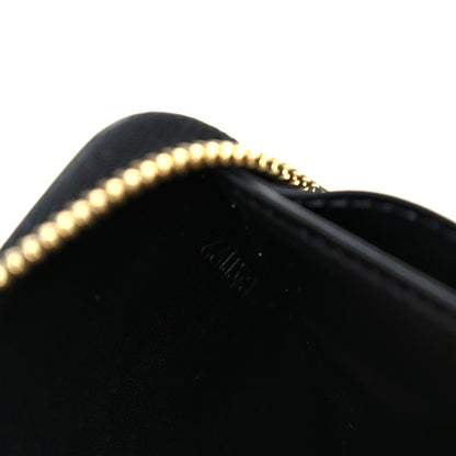 Louis Vuitton Vernis Kusama Infinity Dots Zippy Wallet Black 7 of 8