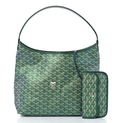 Goyard Iridescent Goyardine Boheme Hobo Pearly Green 3 of 11