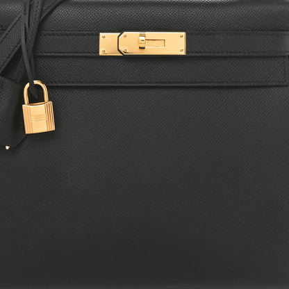 Hermes Epsom Kelly Sellier 28 Black 8 of 11