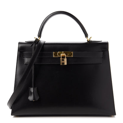 Hermes Box Kelly Sellier 32 Black 1 of 11