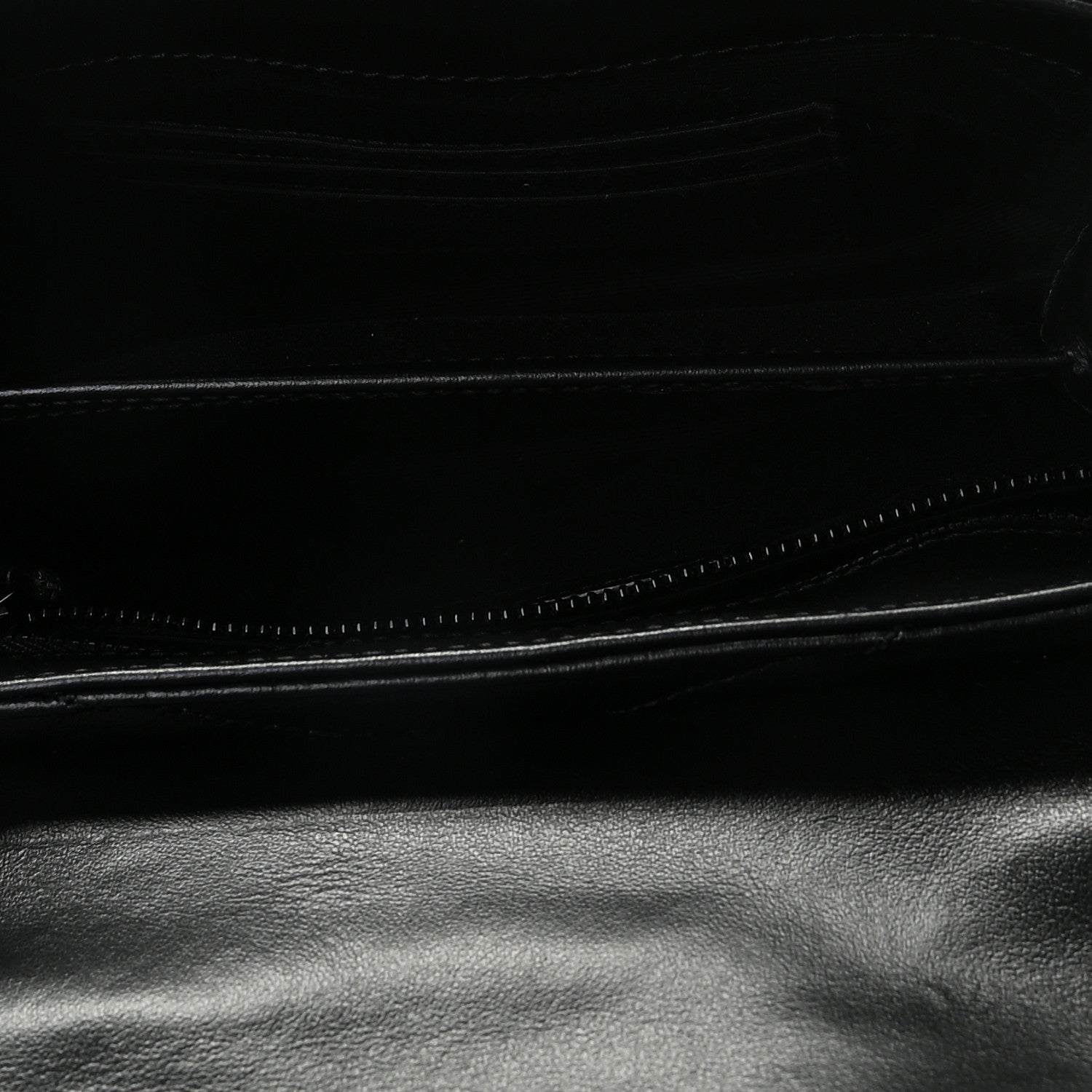 Saint Laurent Calfskin Y Quilted Monogram Toy Loulou Crossbody Bag Black 11 of 12