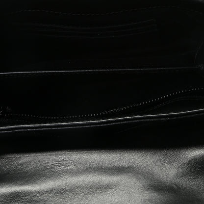 Saint Laurent Calfskin Y Quilted Monogram Toy Loulou Crossbody Bag Black 11 of 12